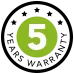 5 Years Warranty